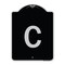 Signmission Sign with Letter C Heavy-Gauge Aluminum Architectural Sign, 24" x 18", BS-1824-22960 A-DES-BS-1824-22960 - alternate 1
